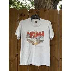 Vintage 80s-90s Noah Sight and Sound entertainment Centre T-shirt Size 14-16